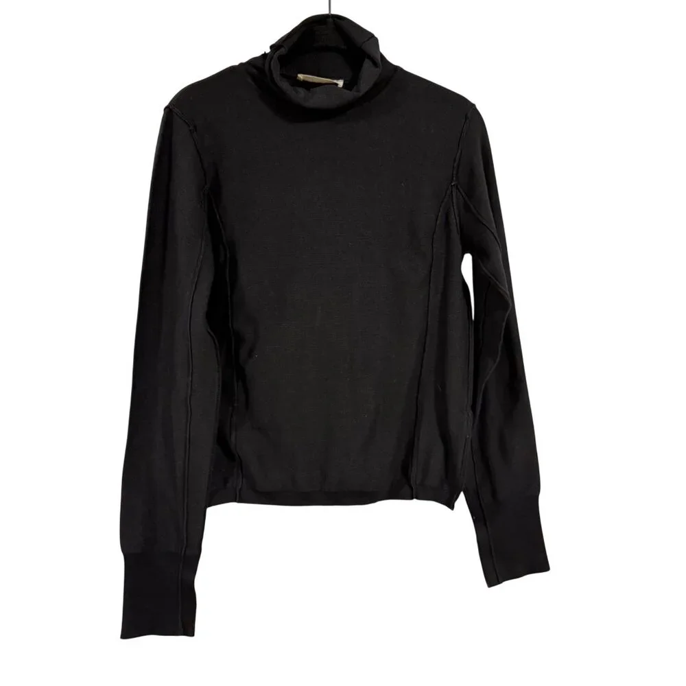 Free People We‎ the Free Robbie Turtleneck Black Size S